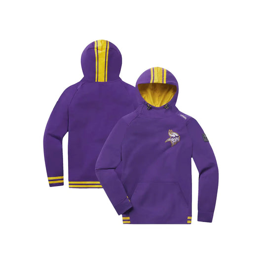 UNRL x Minnesota Vikings Purple Crossover Hoodie